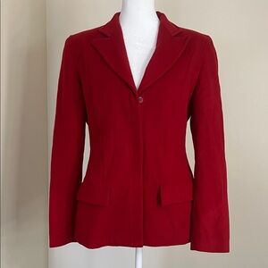 Jax Women’s Classic Red Blazer for Women Size 4